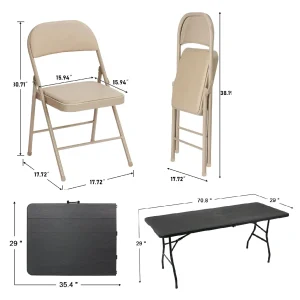 Table & Chair Set (1 table + 8 chairs)